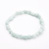 4374 Bransoletka naturalny kamień larimar na gumce jubilerskiej